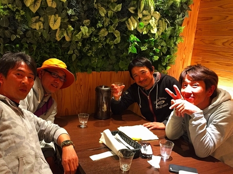 WBS_第2戦_土浦新港_バスフィッシング_プロトーナメント_試合後_夕食_並木敏成_OSP_社長_橋本卓哉_バスプロ_スタッフ