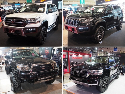 東京オートサロン2018_出展車_展示車_クロカン_オフロード_4WD_ランクル_サーフ