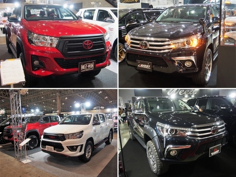 東京オートサロン2018_出展車_ハイラックス_ピックアップ_カスタム_群馬トヨタ_梯子車体