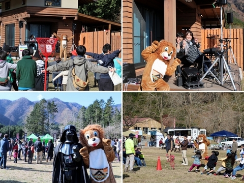 ふもとっぱらでそとあそび_FDライオン_ラジオ体操_運動会