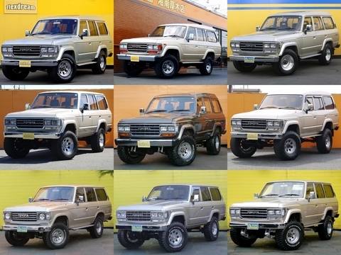 後期_FJ62G_ガソリン_オートマ_過去_販売車輌_ゴールド_シルバー